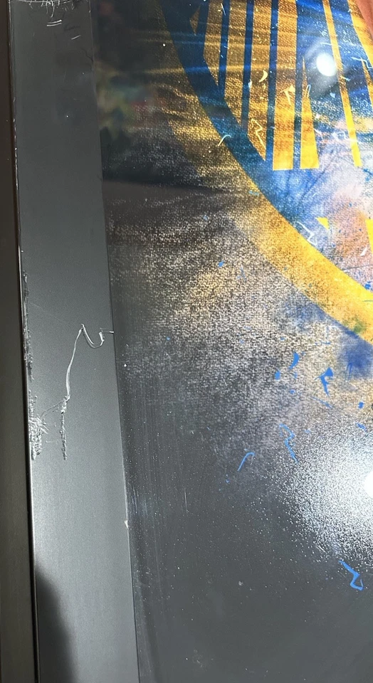 Andre Iguodala autografado 27,5X23,5 emoldurado 2014 finais MVPGolden State Warriors - Imagem 4 de 4