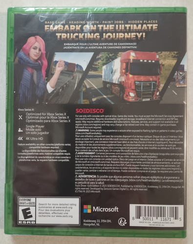 Truck Driver Gold Edition Xbox Series X Sealed - Afbeelding 2 van 2