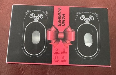 2-Pack AaoLin WHITE Panda Rechargeable Hand Warmers 6000mAh   20H Pocket Heater