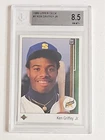 1989 Upper Deck Star Rookie Ken Griffey Jr #1 RC Bgs 8.5 NM-MT+ NICE CARD 🚀