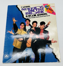 1990 NKOTB Official New Kids On The Block Book Covers Golden Book NOS VTG