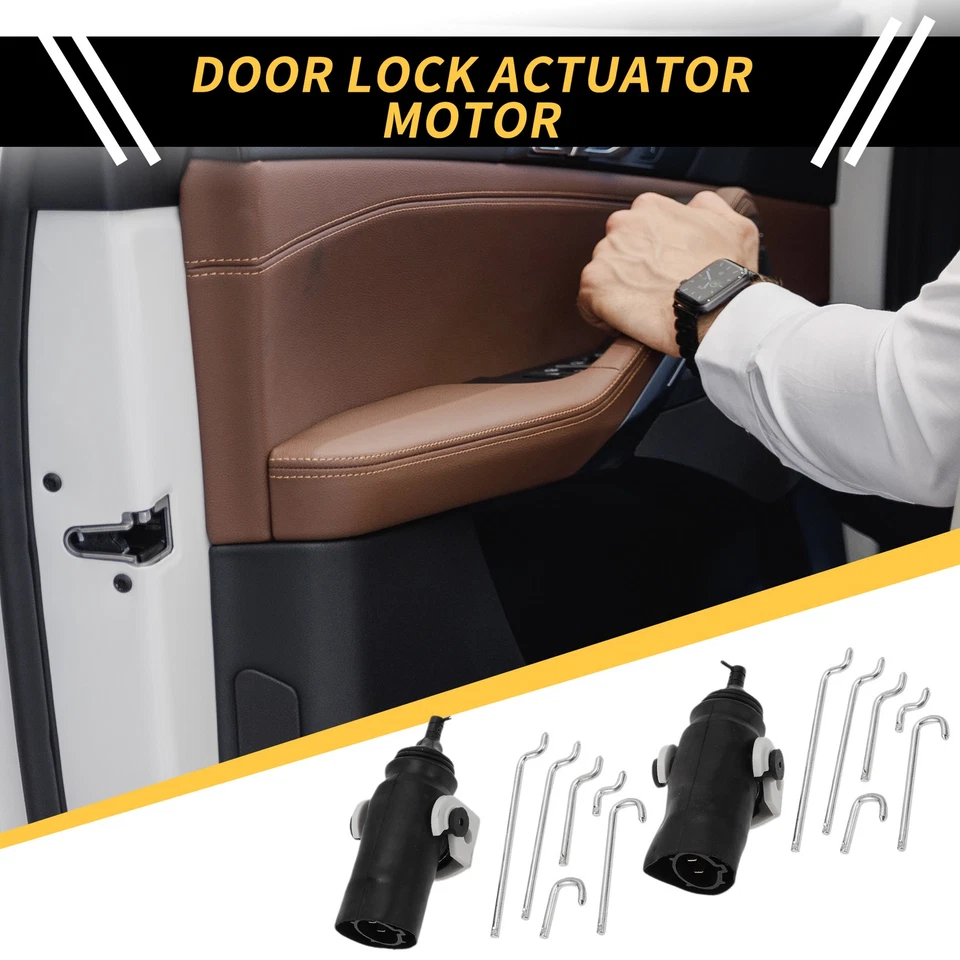 Motor actuador de cerradura de puerta eléctrica delantera izquierda derecha para Ford F150 F250 F350 1989-91 Foto 2 de 4