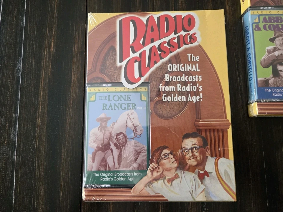Radio Classics One Full Hour On Cassette The Lone Ranger / Abbott & Costello LOT - Image 2 of 4