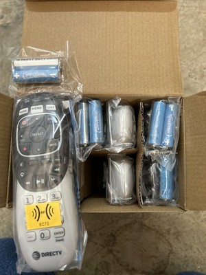 DIRECTV RC73 IR/RF REMOTE CONTROL FOR GENIE's & CLIENT's W/BATTERIES 10 LOT /PCS