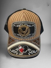 Cachucha Gorra Artesanal Vaquera Charra Gallo Hecho A Mano Western Trucker Hat