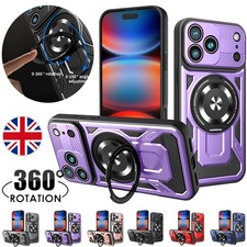 For Xiaomi 17 Pro Max 15T 14T POCO M8 F8 Ultra Case Magsafe Rotating Ring Cover