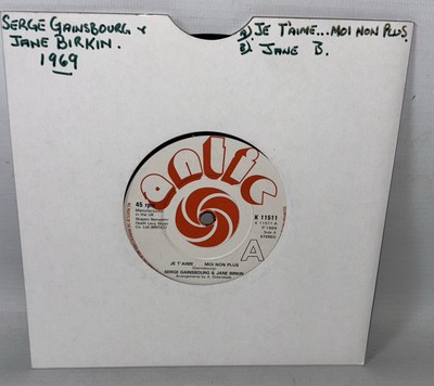 Jane Birkin & Serge Gainsbourg   Je T'aime... Moi Non Plus - Vinyl 7'' Single