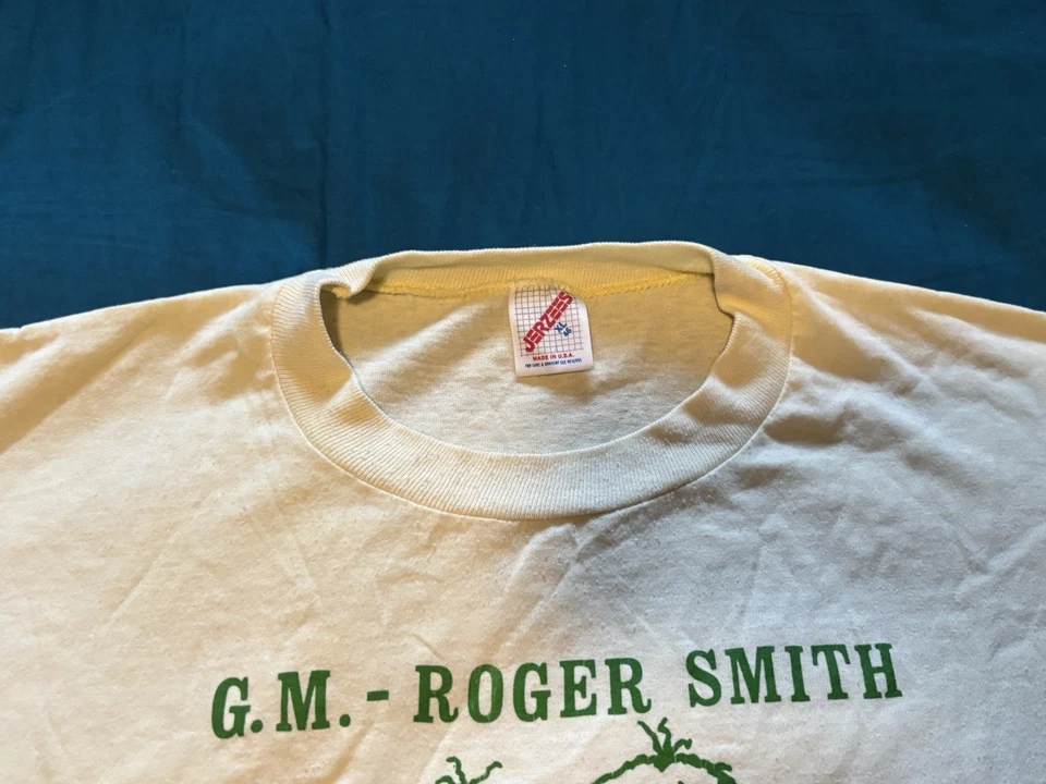 Camisa UAW De Colección Para Hombres XL 80s Bad Wolf Finger I’m About To Develop An Attitude Foto 4 de 4