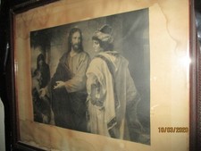 Christ The Rich Ruler By Heinrich Hofmann Birth 1824-1911 One Of A Kind Print