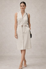 Banana Republic Belted Trench Shirt Dress Vest - SEATH Dress - NWT (size 6)