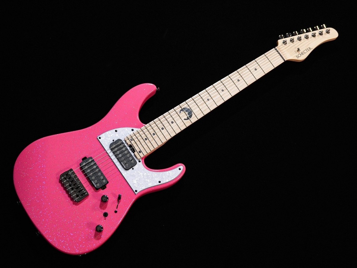 GOTOH 7弦 ブリッジ ペグ AveMujica モーティス SCHECTER BC-Ave Mujica Mortis 7-string guitar (BanG Dream