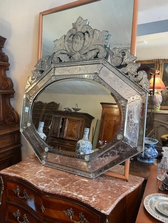 クラシカルな鏡 Glass Antique Mirrors Antique Clear 1920-1949 Time Period