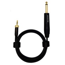 Guitar bass Instrument 1/8 to 1/4 Replacement Cable for sennheiser beltpack...