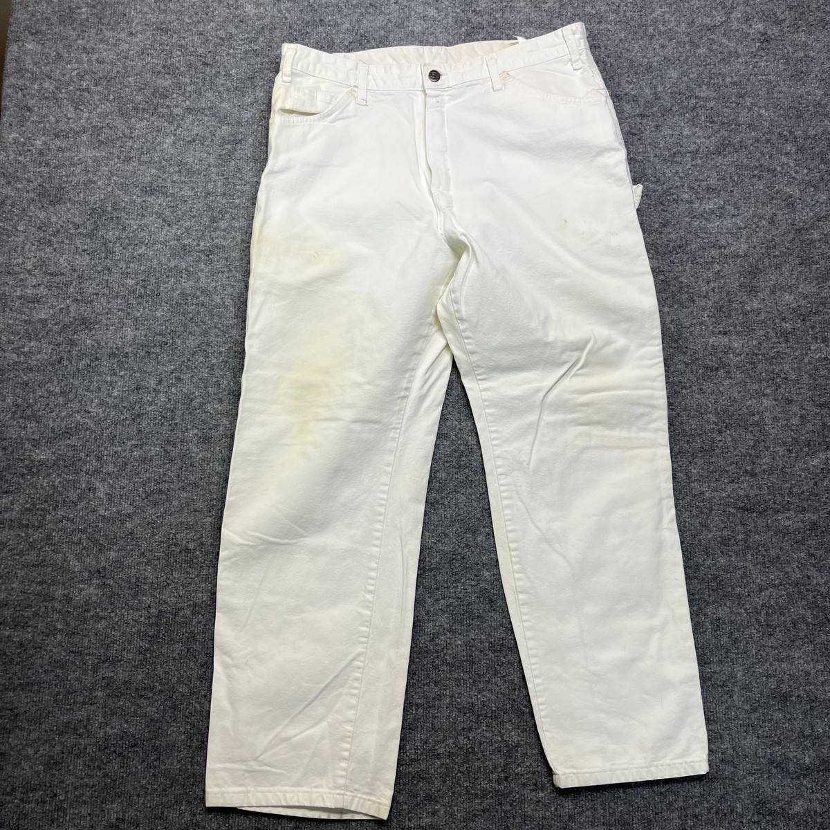 Vintage Dickies x Sherwin Williams Carpenter Pants Men's Natural