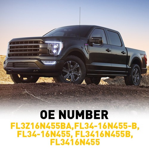 For Ford F150 Running Black Board 15-2022 Matte Rear End Cap LH Driver Side Step - Picture 7 of 7