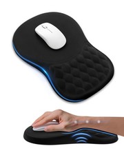 Ergonomic Mouse Pad with Wrist Rest, Slope Design Memory Foam Support, Smooth...