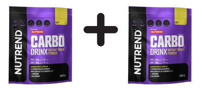 2 x Nutrend Carbodrinx, Lemon - 1000g (10,50 EUR/kg)