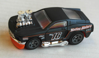 Hot Wheels 1968 Ford Mustang mattschwarz TOONED Oldtimer Auto Car HW black ´68