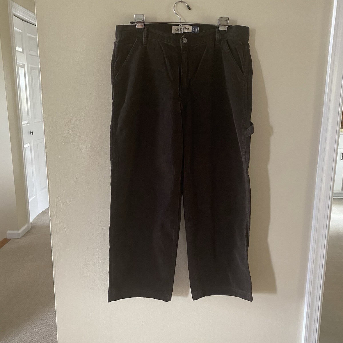 パンツ GAP 00s Corduroy Carpenter Pants Gap Carpenter Pants Mens 31x32 Corduroy Double Knee Rivets