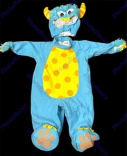 In Character Mini Monster Small 6-12 Month Halloween Costume Hood & Jumpsuit
