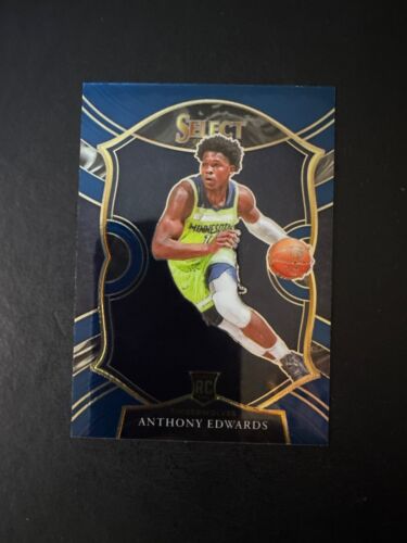 2020-21 Select Anthony Edwards RC Blue Concourse #61 Timberwolves Rookie