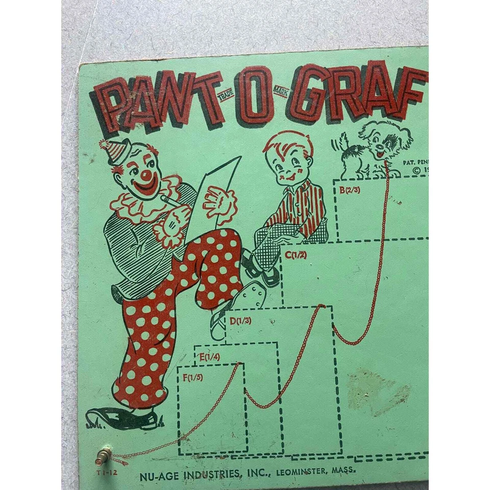 Juego de herramientas de dibujo Pant-o-Graf 1948 vintage Foto 3 de 4