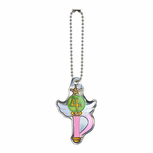 Sailor Moon Make Up Plate 4 charm keychain Crystal change rod Jupiter - Picture 2 of 3