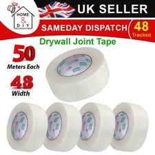 Filler Jointing Tape Plasterboard Drywall Mesh Plasterers Scrim 48mm  X 50M 5X