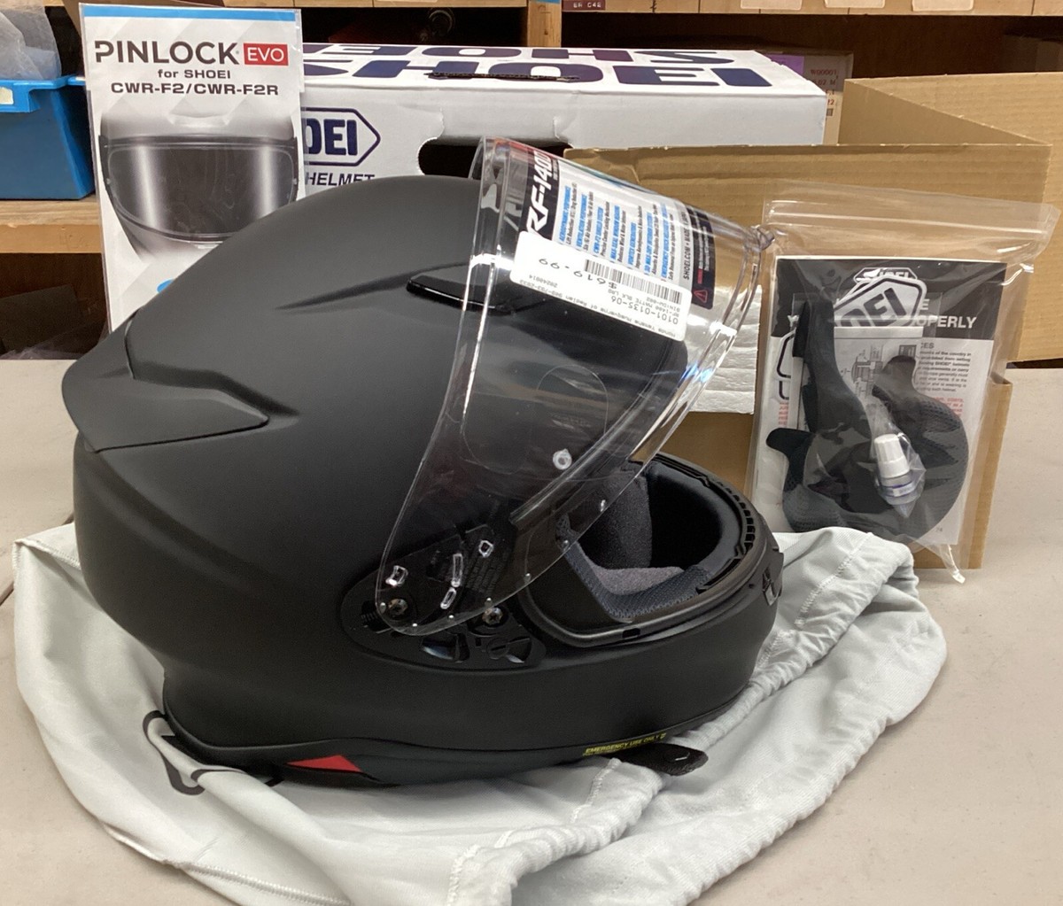 Gt Air Shoei Nxr Black Matt MOTORCYCLE HELMET- SHOEI XL