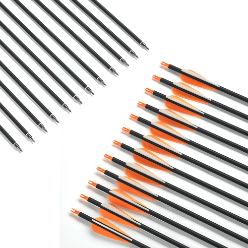 12x 30" Jagdpfeile Carbonpfeile Bogenschießen SP500 für Recurve/Compound Bogen - Bild 26 von 41