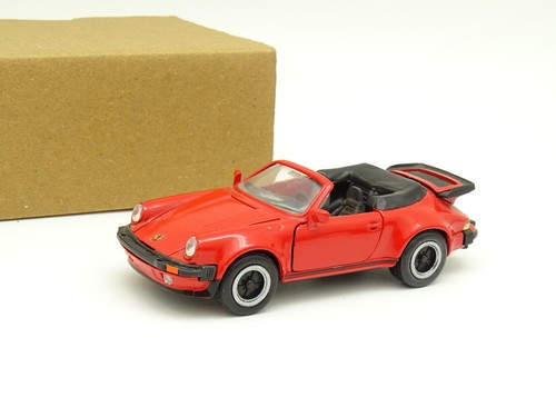 Miniature NZG 1/43 - Porsche Turbo Cabriolet - Noire - Diecast - Occasion