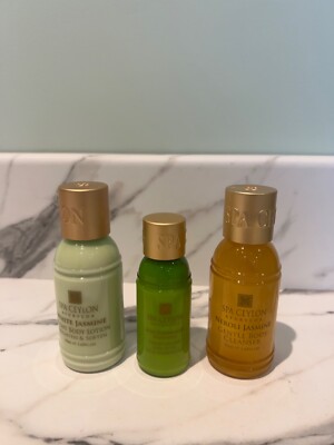 Spa Ceylon mini jasmine body lotion, body cleanser hydrating gel