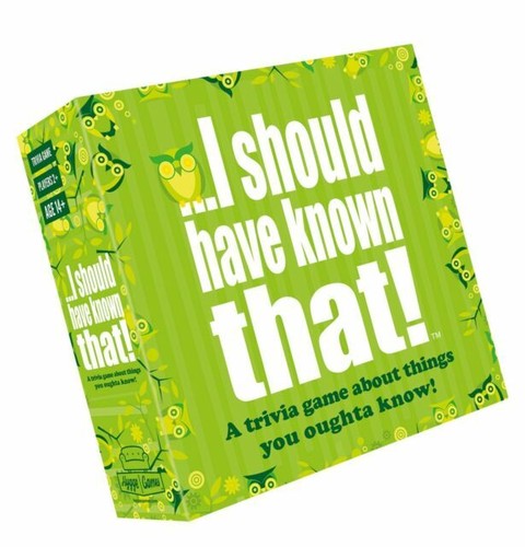 I Should Have Known That Trivia Game Green Hygge Games EBay