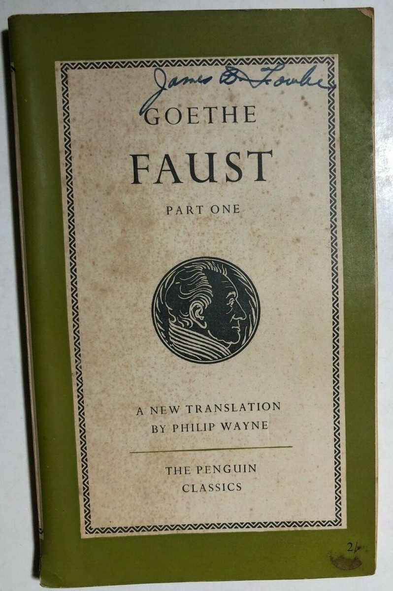 FAUST part one by Goethe (1953) Penguin pb | eBay