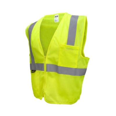 Radians SV2ZGMXL Green Mesh High Visibility Safety Vest, ANSI/ ISEA 107 -X-Large