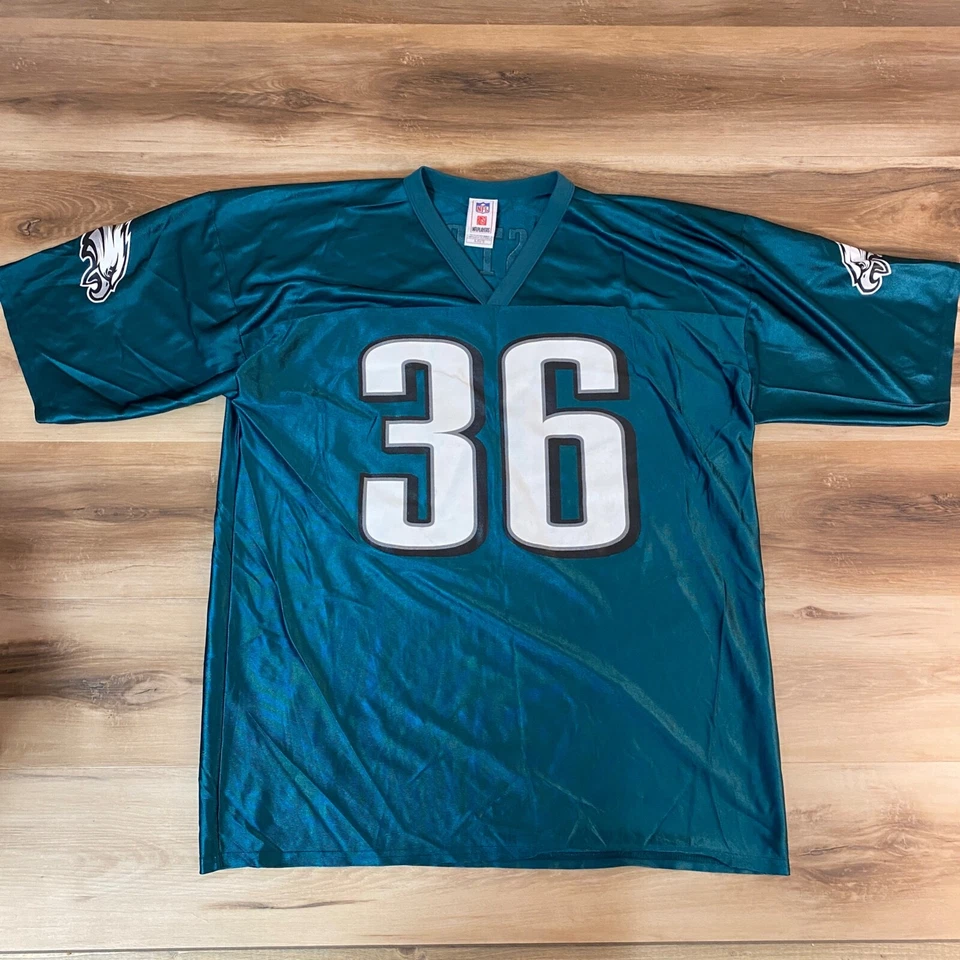 Camiseta Brian Westbrook Philadelphia Eagles Para Hombres XL NFL Camisa Verde Medianoche #36 Foto 2 de 4