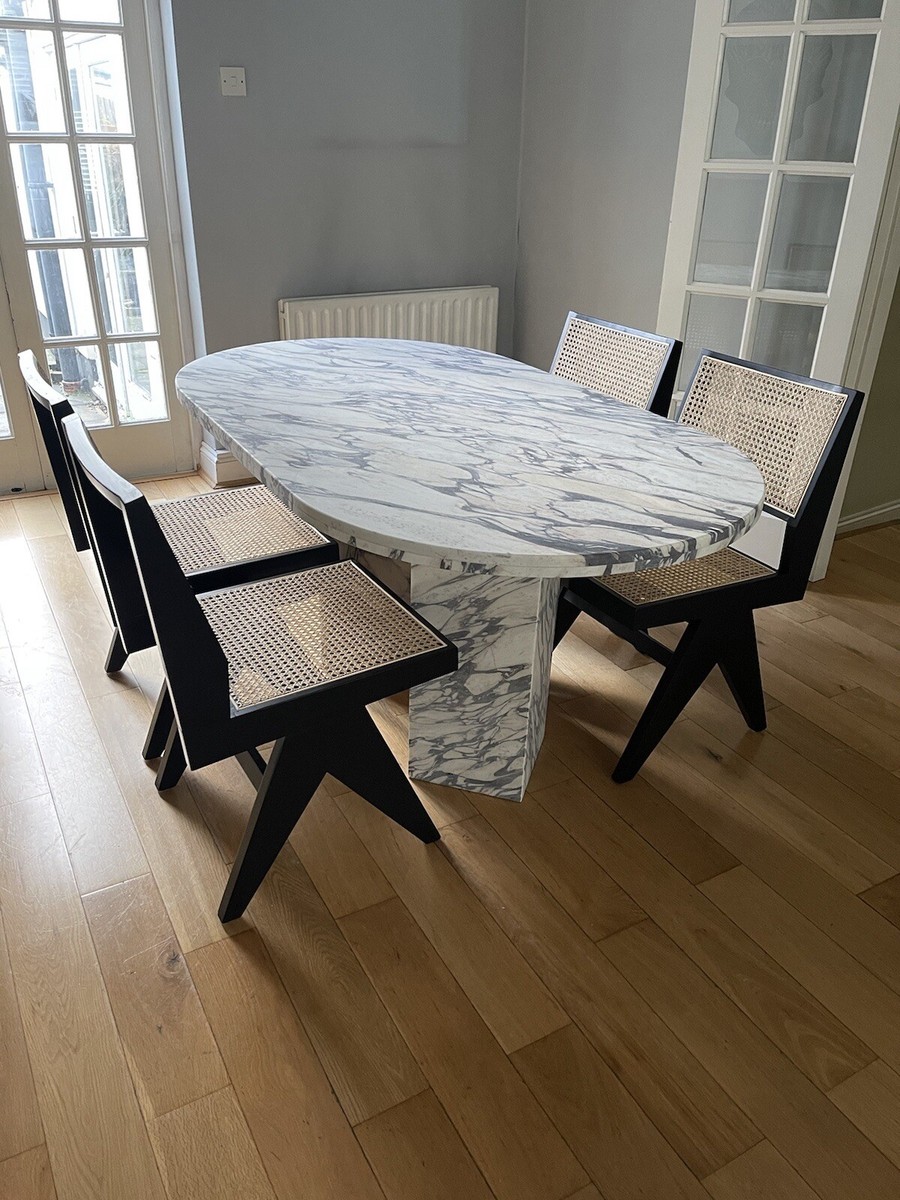 Calacatta Viola Marble Dining Table UK