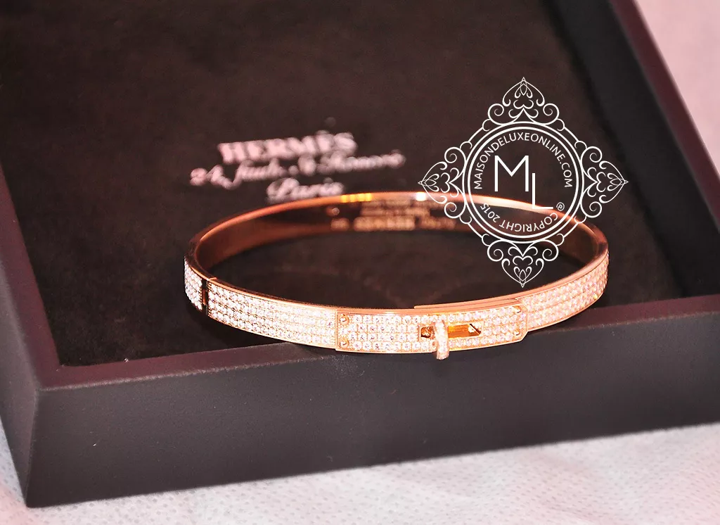 Hermes bangle store rose gold