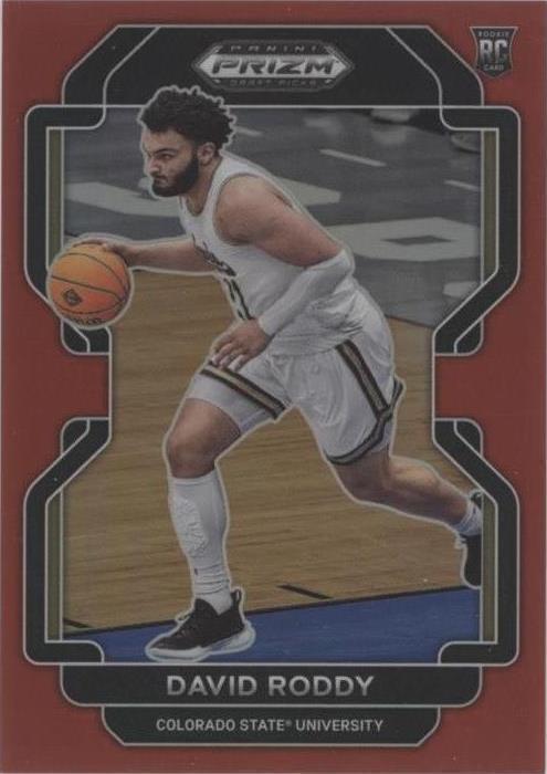 2022-23 Panini Prizm Draft Picks - David Roddy #88 Red Prizm /299 (RC ...