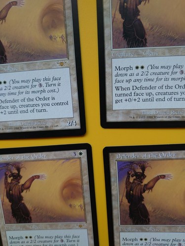 MTG Card. Defender of the Order playset Legions. Rare Cleric - Picture 2 of 6