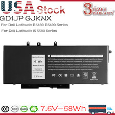 GJKNX GD1JP Battery For Dell Latitude 5480 5488 5580 5490 Precision 3520 3530 US