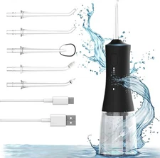 Cordless Water Flosser Dental Oral Irrigator Travel Teeth Cleaner Floss Pick