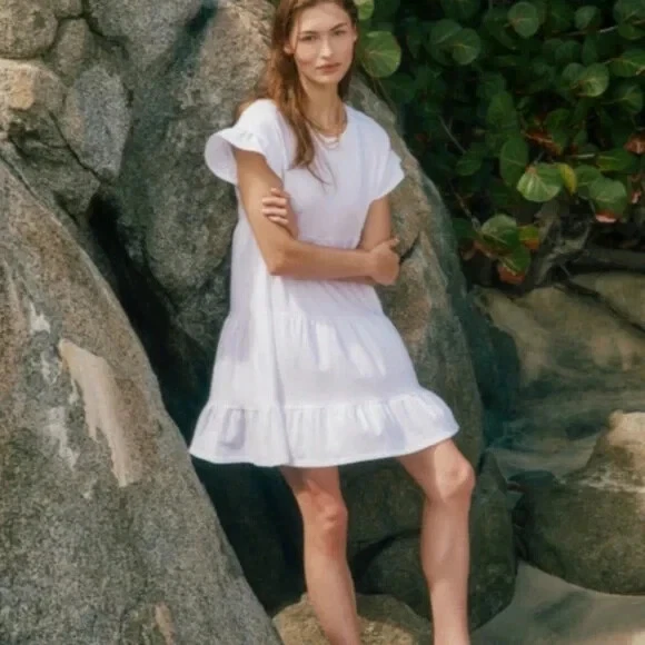 j crew white dress