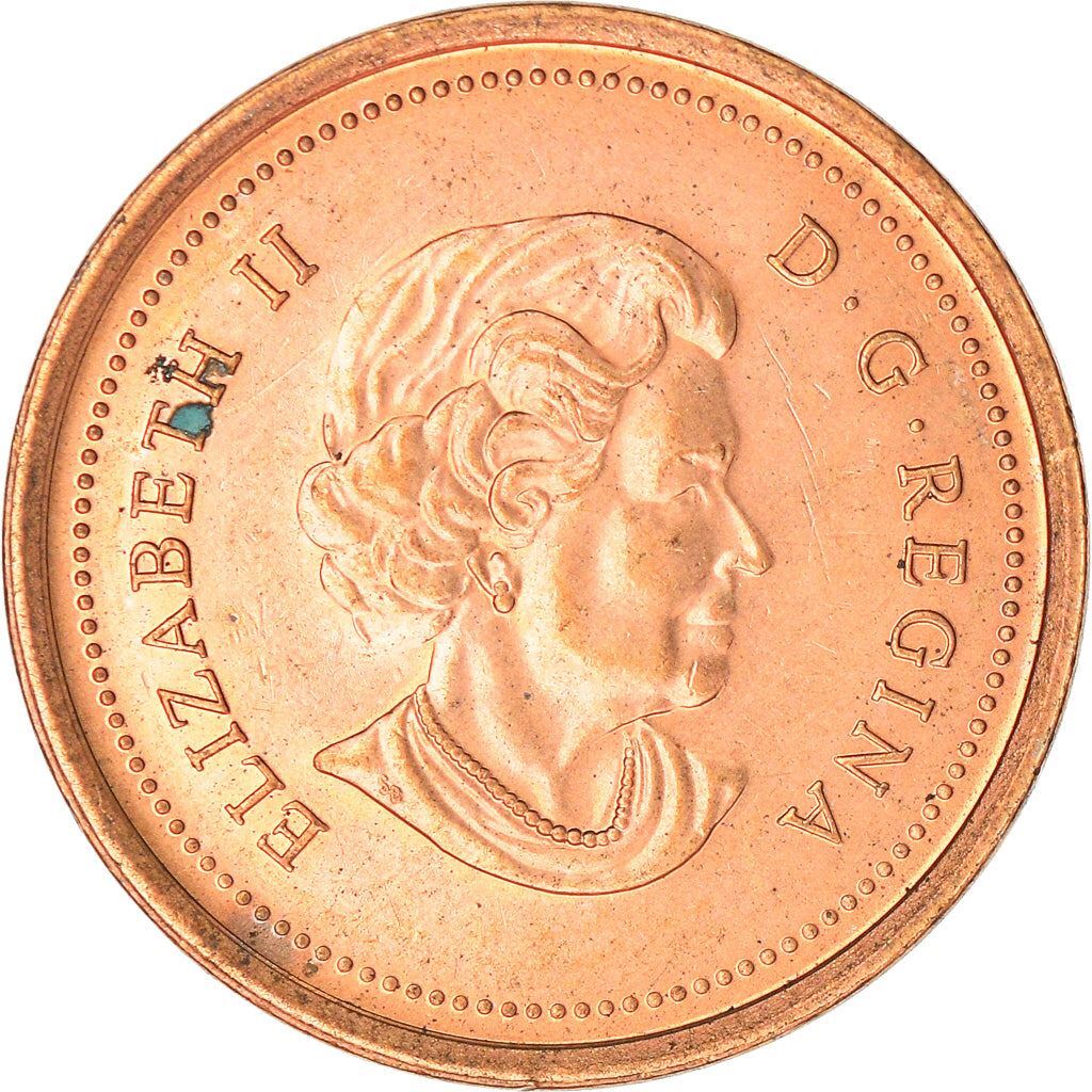 Canadian Coin Canada 1 Cent | Queen Elizabeth II | Maple Leaf
