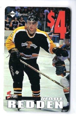 1995 Classic 5Sport Sprint $4 Phone Card Wade Redden