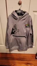 Super Mario Boys Gray Hoodie Size M