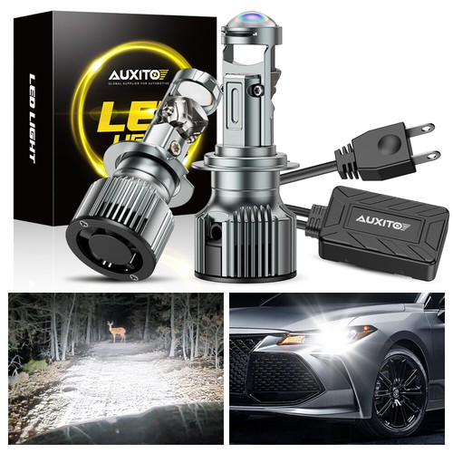 4X AUXITO H7 LED Headlight Bulbs High Low Beam Super Bright White CANBUS Y19 EOA - Picture 8 of 16
