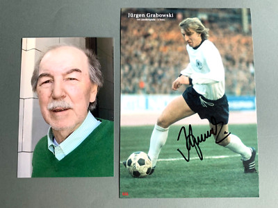 JÜRGEN GRABOWSKI ( 2022) Weltmeister 1974  signed AGIN BigCard 15x20 Autogramm