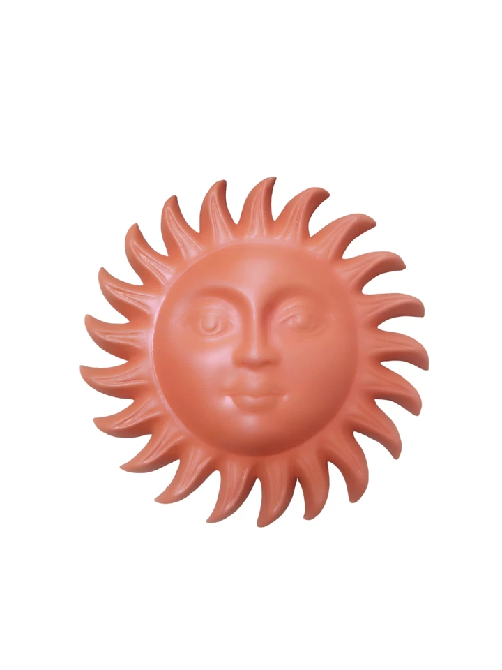 Терракотовое солнце традиционный ручной работы Eco ручной работы стены домашнего декора Цейлон новый - Изображение 4 из 4