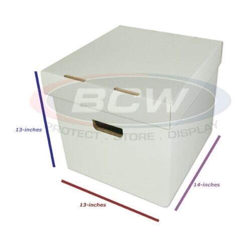 BCW Cardboard Record Storage Archive Box For 33 RPM 12